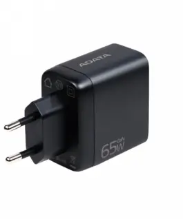 Adata зарядно 65W GaN USB 2xUSBC 1xUSBA PD QC