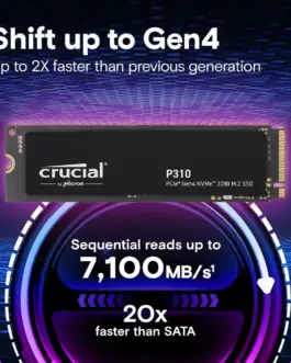 Alternative view of Crucial SSD P310 4TB M.2 NVMe PCIe 4.0 2280 7100/6000