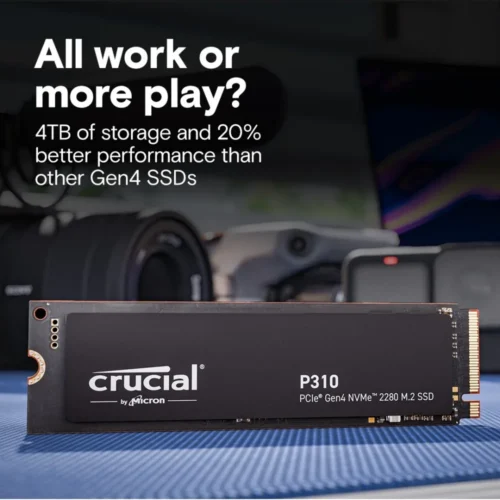 Crucial SSD P310 4TB M.2 NVMe PCIe 4.0 2280 7100/6000