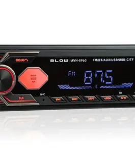 BLOW Car Radio AVH-8960 1DIN RDS MP3/USB/micro SD/BLUETOOTH + USB-C