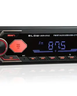 BLOW Car Radio AVH-8960 1DIN RDS MP3/USB/micro SD/BLUETOOTH + USB-C