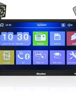 BLOW Car Radio BC9000 2DIN 7 инча RDS USB microSD 4x50W reversing camera