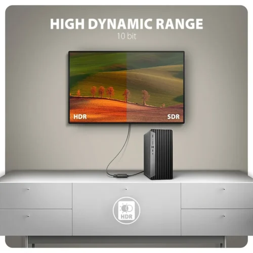 AXAGON RVD-HI20N адаптер activ e DP – HDMI 4K/60Hz