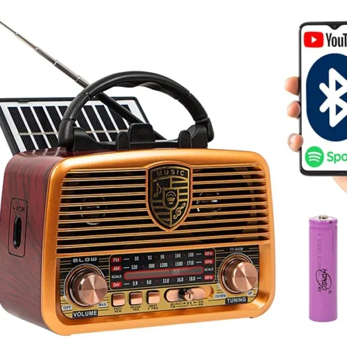 BLOW Analog radio RA10 AM/FM solar