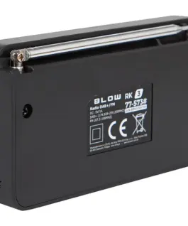 Alternative view of BLOW Radio RK3 FM/DAB+ kitchen, черен