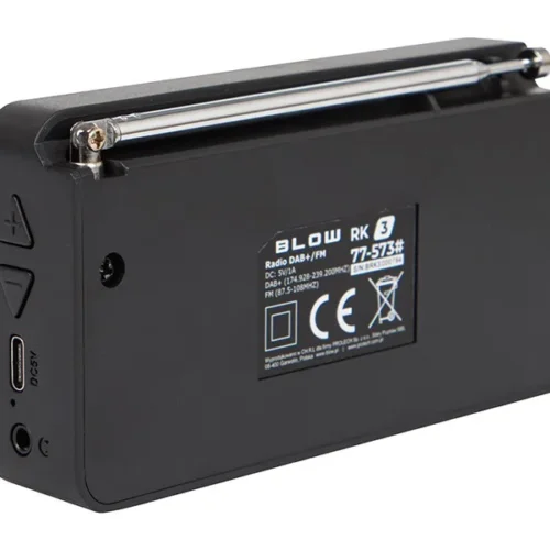 Alternative view of BLOW Radio RK3 FM/DAB+ kitchen, черен