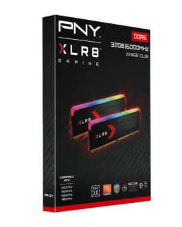 Alternative view of PNY памет DDR5 XLR8 RGB 64GB (2x32GB) 6000 C30