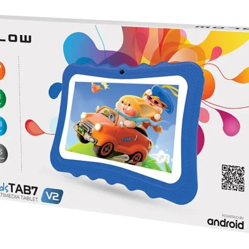 BLOW Таблет KidsTAB7 V2 4/32GB син case camera 2MP