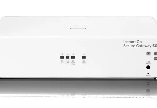 Alternative view of Hewlett Packard Enterprise Switch networking Instant On Secure Gateway 4-port Gigabit SG1004 S0G33A