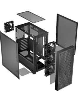 Alternative view of Logic Concept Компютър case Dart Pro Midi черен