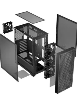 Alternative view of Logic Concept Компютър case Dart Pro Midi черен