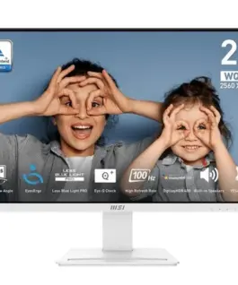 MSI Monitor PRO MP273QW E2 27 inch LED/FHD/Flat/100Hz/бял