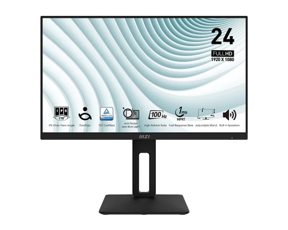 MSI Monitor 23.8 inches PRO MP242AP LED/FHD/Flat/100Hz/черен