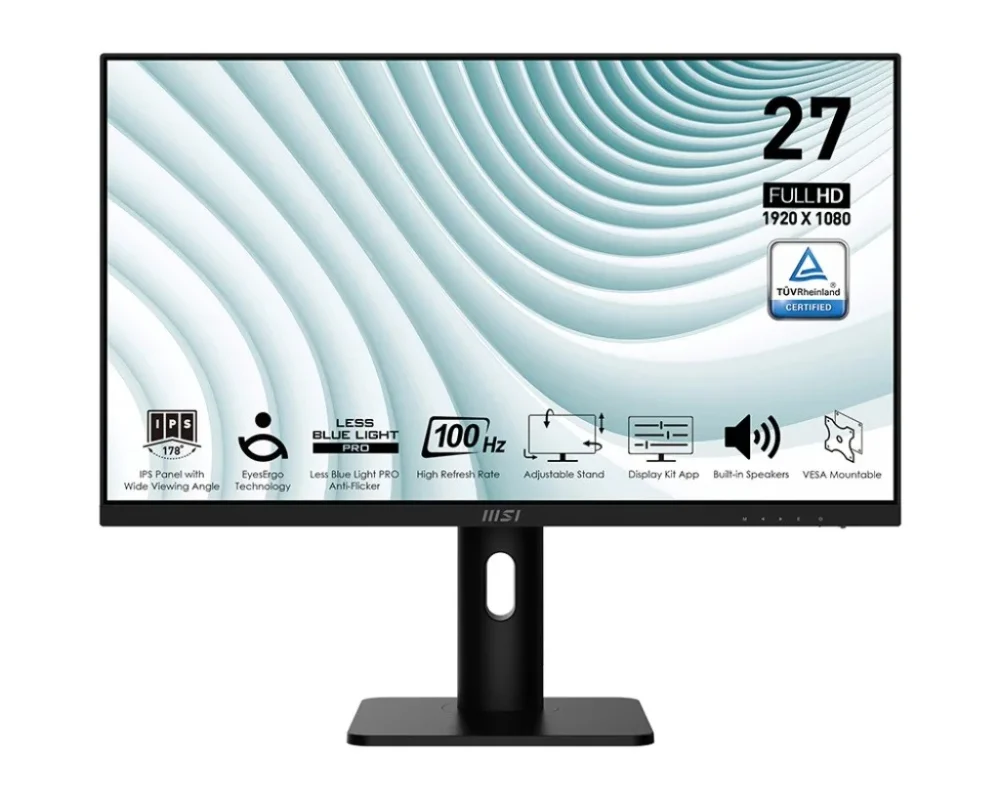 MSI Monitor 27 inches PRO MP273AP LED/FHD/Flat/100Hz/черен