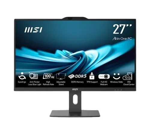 MSI Компютър PRO AP272P 14M-495EU WIN11PRO/i7-14700/16GB/1TB/INT.UHD/черен/27 inches