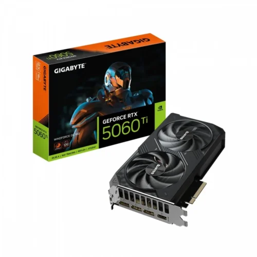 Gigabyte видео карта GeForce RTX 5060 Ti WINDFORCE OC 16G 128BIT GDDR7 HDMI/3DP