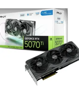 PNY видео карта GeForce RTX5070 Ti+ OC 16GB VCG5071T16TFXPB1-O