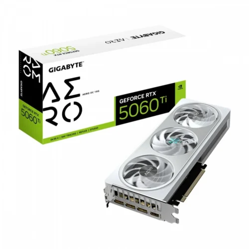 Gigabyte видео карта GeForce RTX 5060 Ti AERO OC 16G 128BIT GDDR7 HDMI/3DP