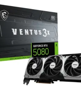 MSI видео карта GeForce RTX 5080 VENTUS 3X OC 16G GDDR7 256bit DP/HDMI