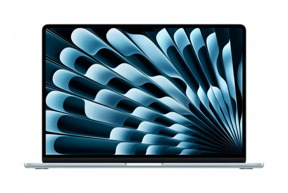 Apple MacBook Air 15.3 inches: M4 10/10 16GB 512GB 35W - Sky син - MC7A4ZE/A/D1