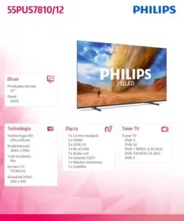 Philips Telewizor 55 инча LED 55PUS7810/12