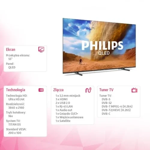 Philips Telewizor 55 инча LED 55PUS7810/12