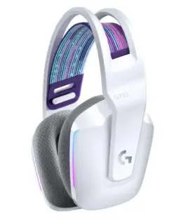 Alternative view of Геймърски слушалки Logitech G733 Lightspeed Wireless RGB, Микрофон, Бели