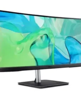 Alternative view of Acer Monitor 34 inches CB343CURBEmiiphuzx WQHD 100Hz 21:9 IPS 2xHDMI DP RJ-45 USB-C USB SPEAKERS