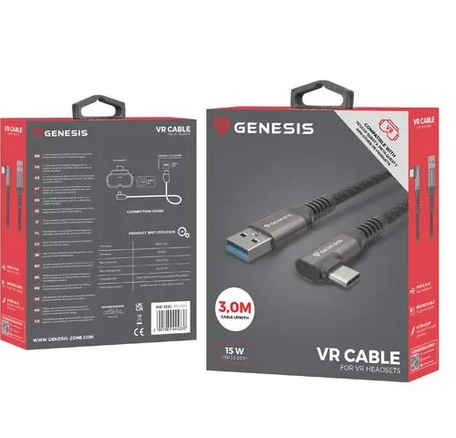 Natec USB-C ->USB-A 3.1GEN1 кабел PD15W VR