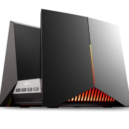 TP-LINK Router BE19000 TriBand Wi-Fi 7 Gaming SPEED: 1376 Mbps at 2.4 GHz + 5760 Mbps at 5 GHz + 11520 Mbps at 6 GHz SPEC: