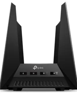 Alternative view of TP-LINK Router Archer GE800 TriBand Wi-Fi 7 Gaming SPEED: 1376 Mbps at 2.4 GHz + 5760 Mbps at 5 GHz + 11520 Mbps at 6 GHz