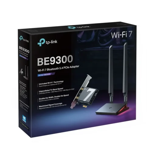 TP-LINK адаптер Archer TBE550E BE9300 Tri-Band Wi-Fi 7 синtooth PCI