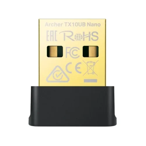 TP-LINK USB адаптер Archer TX10UB Nano AX900 Nano Dual Band Wi-Fi 6 синtooth