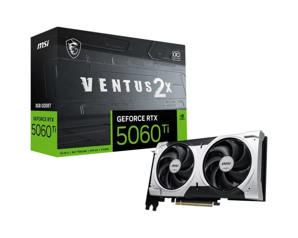 MSI видео карта GeForce RTX 5060 Ti 8G VENTUS 2X OC PLUS