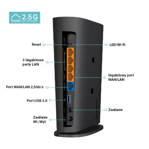 Alternative view of TP-LINK Router Archer AX80 AX6000 Wi-Fi 6