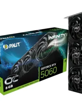 Palit видео карта GeForce RTX 5060 INFINITY 3 OC 8GB GDDR7 128bit 3DP/HDMI