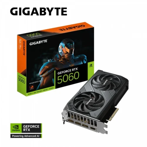 Alternative view of Gigabyte видео карта GeForce RTX 5060 WINDFORCE 8G GDDR7 3DP/HDMI
