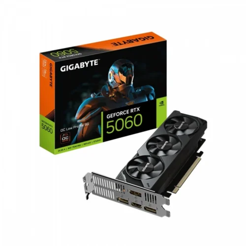 Gigabyte видео карта GeForce RTX 5060 OC Low Profile 8G GDDR7 3DP/HDMI