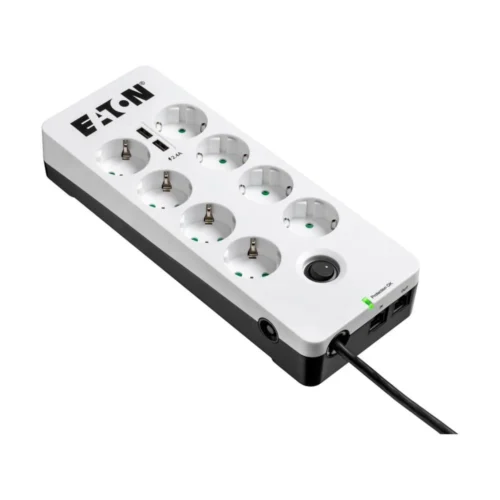 Alternative view of Eaton Protection Box 8 Tel@ USB DIN