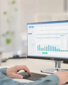 Alternative view of Philips Monitor 23.8 inches 24B2G5200 IPS 100Hz HDMI DP Pivot Speakers