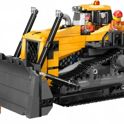 Alternative view of LEGO Klocki City 60466 Żółty buldożer z ładowarką