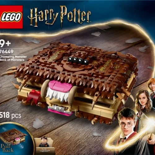 LEGO Klocki Harry Potter 76449 Potworna księga potworów z zębami