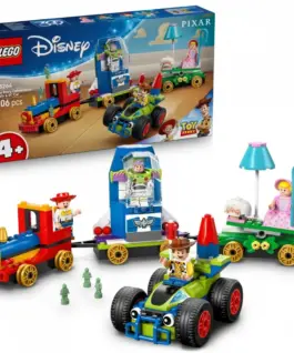 LEGO Klocki Disney 43264 Toy Story – Okolicznościowy pociąg i Pan