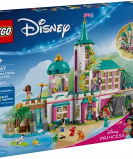 LEGO Klocki Disney 43267 Zamek księżniczek i królewskie zwierzaki