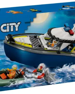 LEGO Klocki City 60456 Pościg łodzią policyjną