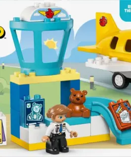 LEGO Klocki DUPLO 10443 Pierwszy raz: Na lotnisku