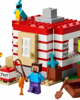 Alternative view of LEGO Klocki Minecraft 21275 Dom TNT w dżungli