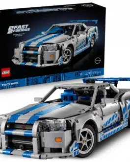 Alternative view of LEGO Klocki Technic 42210 Samochód Nissan Skyline GT-R (R34) z filmu Za szybcy, za wściekli