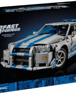 LEGO Klocki Technic 42210 Samochód Nissan Skyline GT-R (R34) z filmu Za szybcy za wściekli