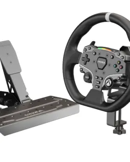 Волан MOZA R3 Bundle R3 Base + ES Wheel + SR-P Lite Double + R3 Table Clamp за PC и Xbox